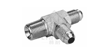 美制JIC外螺紋74°外錐/布錐管外
螺紋主支三通